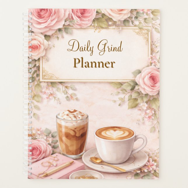 Planificador de Rosas Shabby Chic  (Anverso)