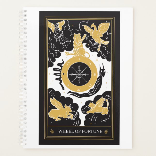 Planificador de Rueda de Fortune 12 Meses (Anverso)