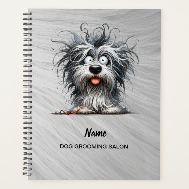 Planificador de salón de belleza para perros (Anverso)
