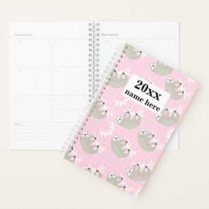 Planificador de Sloth Personalizado para Niños