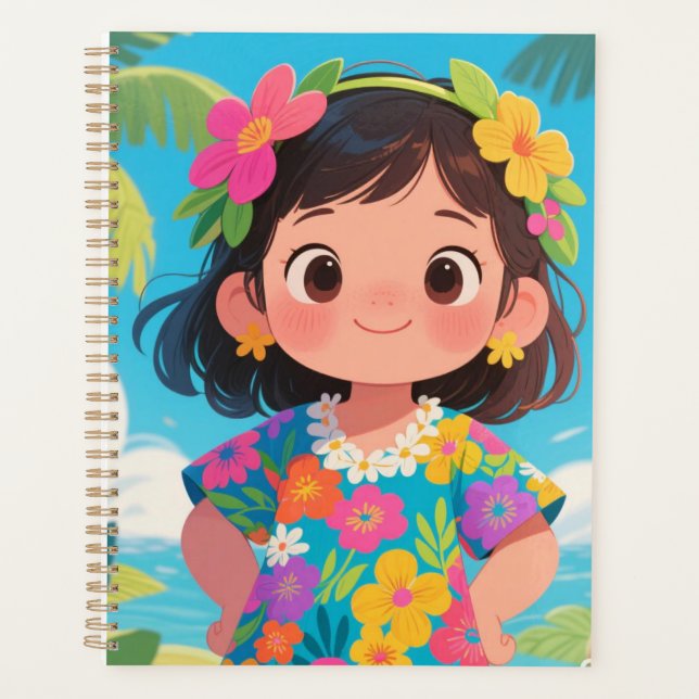 Planificador de Sueños de Floración Tropical (Anverso)