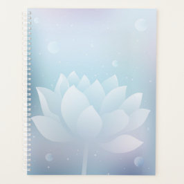 Planificador de tapa dura Charming Lotus