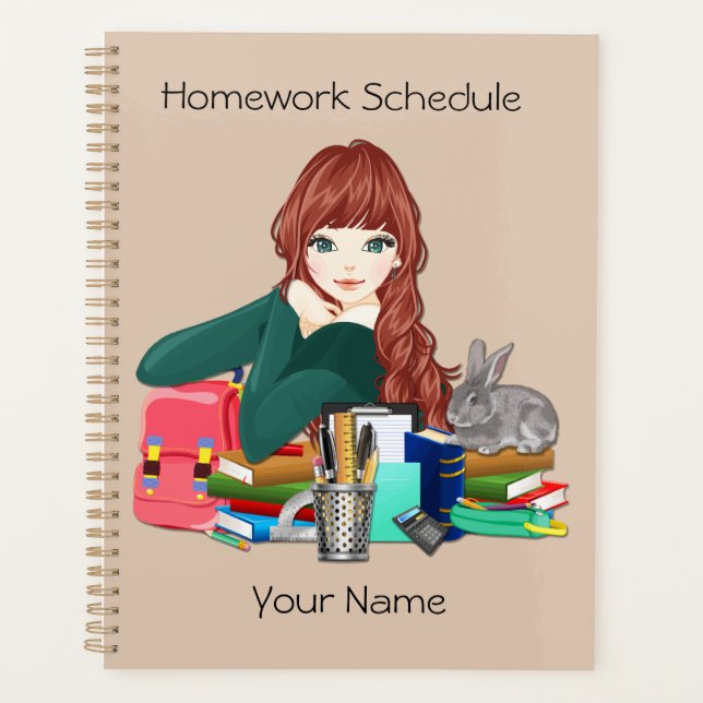 Planificador de Tareas Escolares (Anverso)