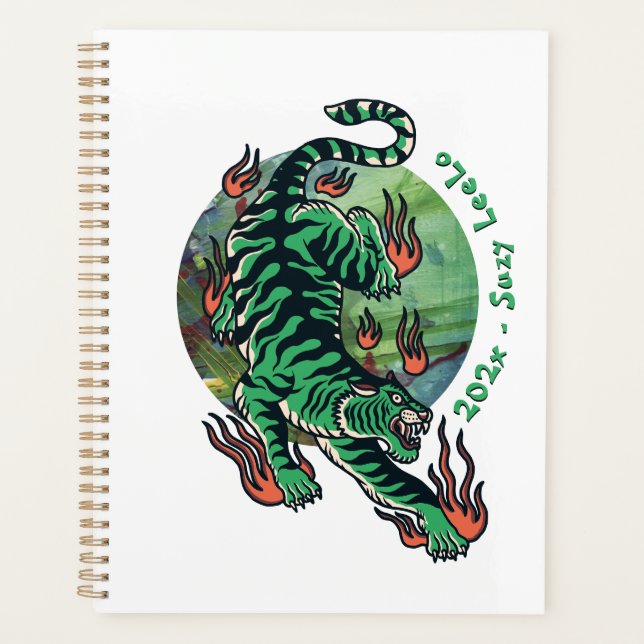 Planificador de tigres verdes (Anverso)