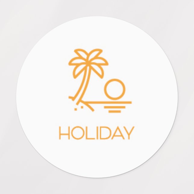 Planificador de vacaciones / Pegatina organizador  (Diseño 1)