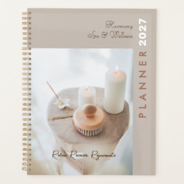 Planificador de velas, cepillos, spa y bienestar