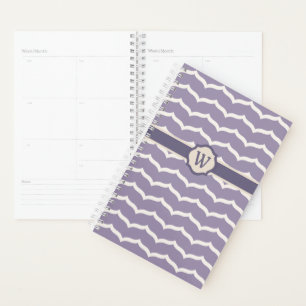 Planificador de zigzag floreado