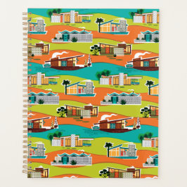 Planificador del calendario de casas modernas de m
