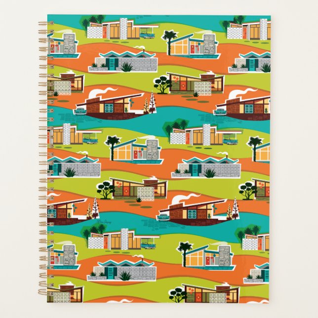 Planificador del calendario de casas modernas de m (Anverso)