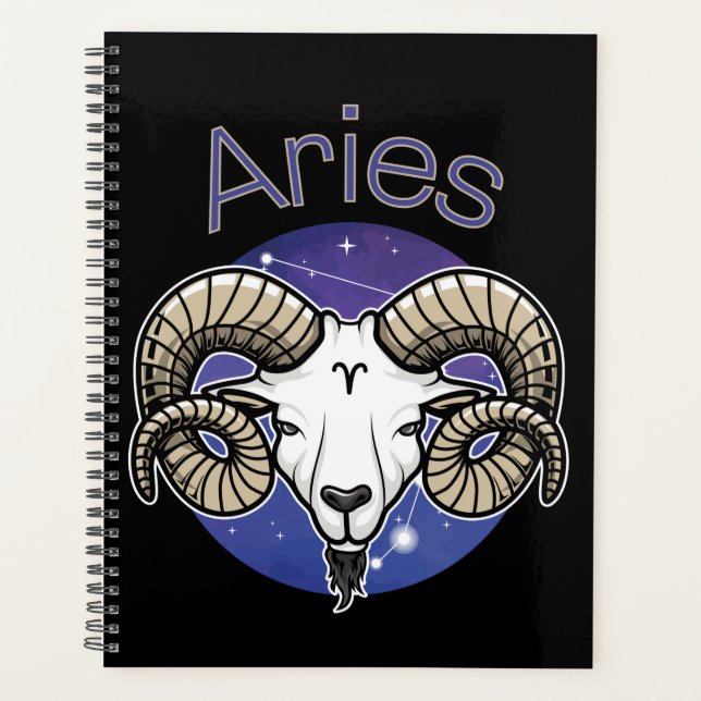 Planificador del calendario de Rótulo de Aries Zod (Anverso)