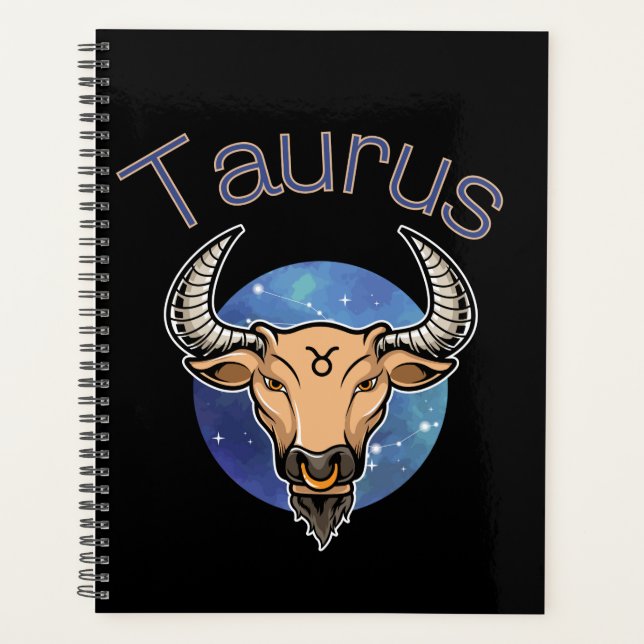 Planificador del calendario de Rótulo Taurus Zodia (Anverso)