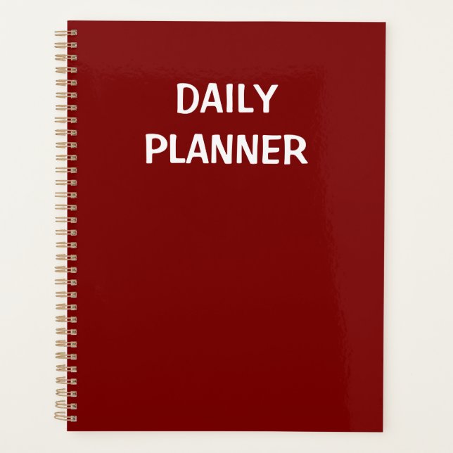 PLANIFICADOR DIARIO (Anverso)