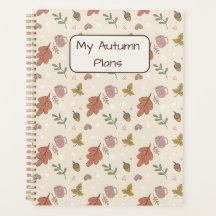 Planificador Diario Ambiente Otoño Acogedor