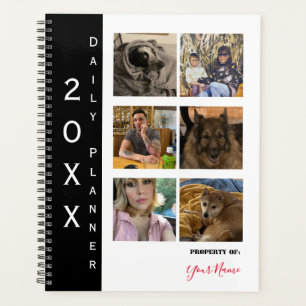 Planificador diario con capacidad para 18 fotos - 