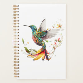 Planificador diario con colorida cubierta de colib