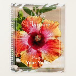 Planificador diario con diseño de Hibisco - HAMbWG