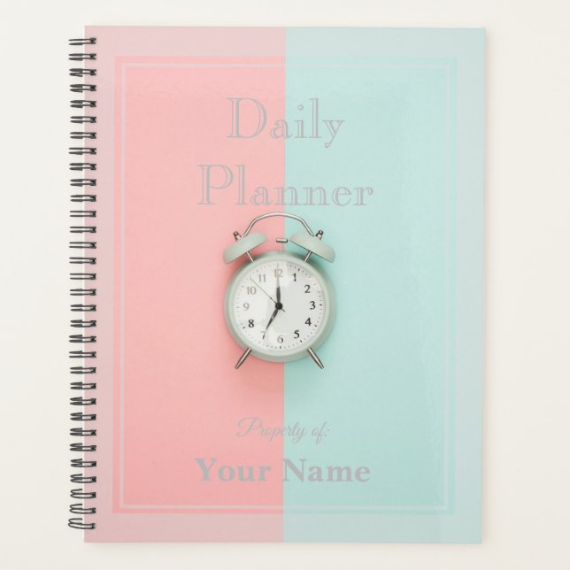 Planificador diario con diseño de reloj - HAMbWG (Anverso)