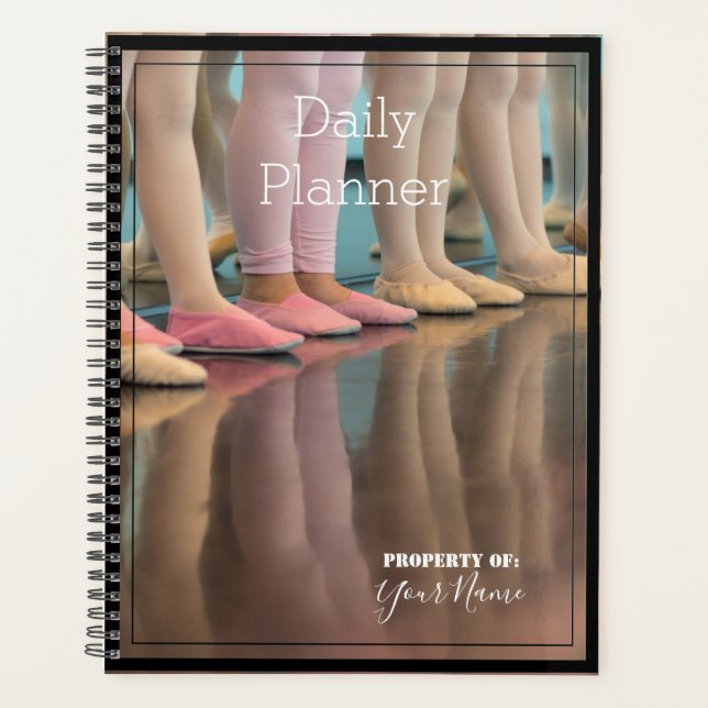 Planificador diario con tema de ballet - HAMbWG (Anverso)