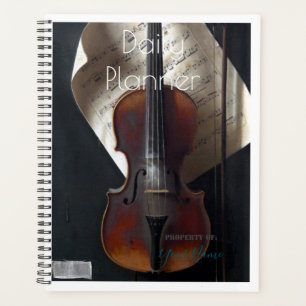 Planificador diario con tema de violín - HAMbWG