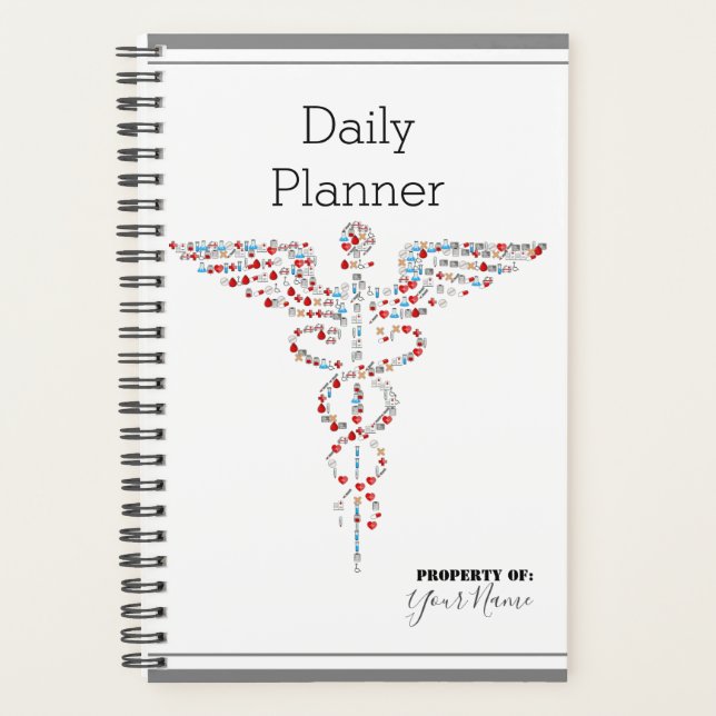 Planificador diario con un tema de arte - HAMbWG (Anverso)