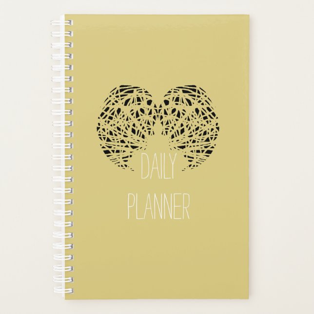 Planificador diario con un tema de meditación - HA (Anverso)