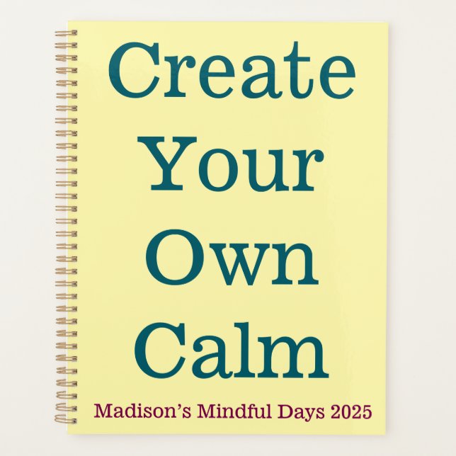 Planificador diario - Crea tu propio diario de lla (Anverso)