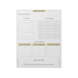 Planificador Diario Cuaderno Personalizado para Bi