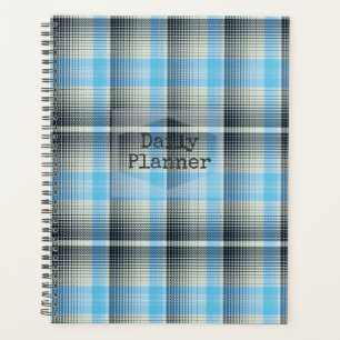 Planificador Diario - Cuadro Azul y Negro- HAMbWG