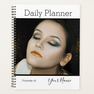 Planificador Diario de Fotos - Tema de Maquillaje 