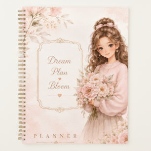 Planificador Diario de Lujo Suave Femenino