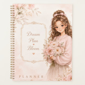 Planificador Diario de Lujo Suave Femenino