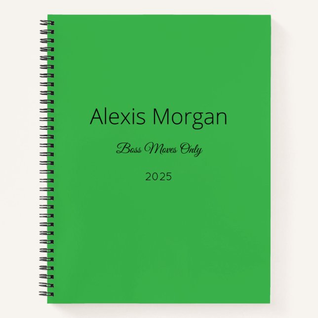 Planificador Diario de Movimientos de Jefe (Anverso)