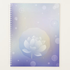 Planificador Diario de tapa dura Blooming Lotus