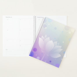 Planificador Diario de Tapa Dura Blooming Lotus