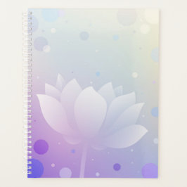 Planificador Diario de Tapa Dura Blooming Lotus