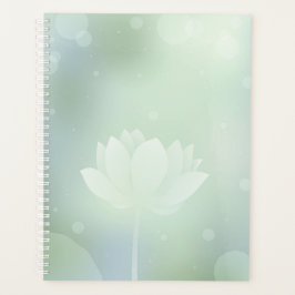 Planificador Diario de Tapa Dura Blooming Lotus