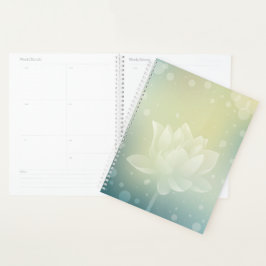 Planificador Diario de tapa dura Lotus Serenity