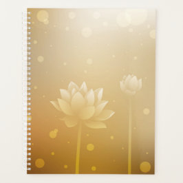 Planificador Diario de tapa dura Sacred Lotus