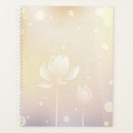 Planificador Diario de Tapa Dura Tranquil Lotus