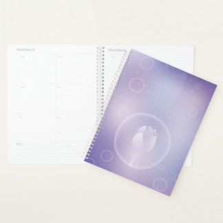 Planificador Diario de Tapa Dura Tranquil Lotus