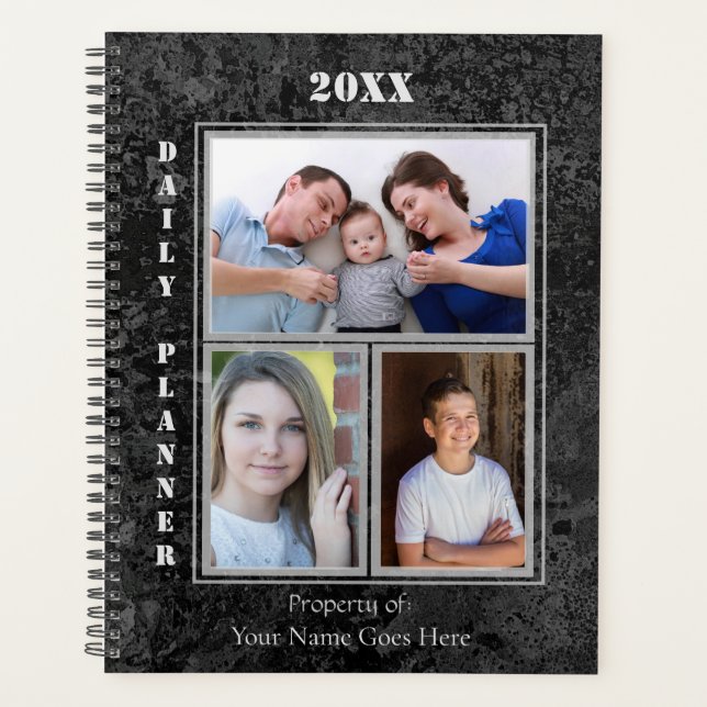 Planificador diario - Dolor negro de carbón vegeta (Anverso)