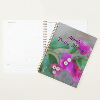 Planificador Diario Floral 