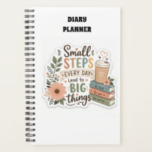 Planificador Diario Floral