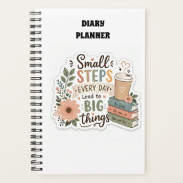 Planificador Diario Floral