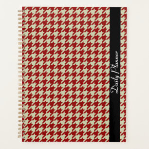 Planificador diario HAMbyWG - Houndstooth rojo/hue