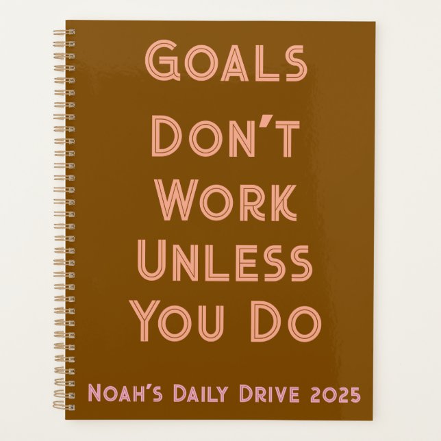 Planificador diario - Libro de Personalizados Meta (Anverso)