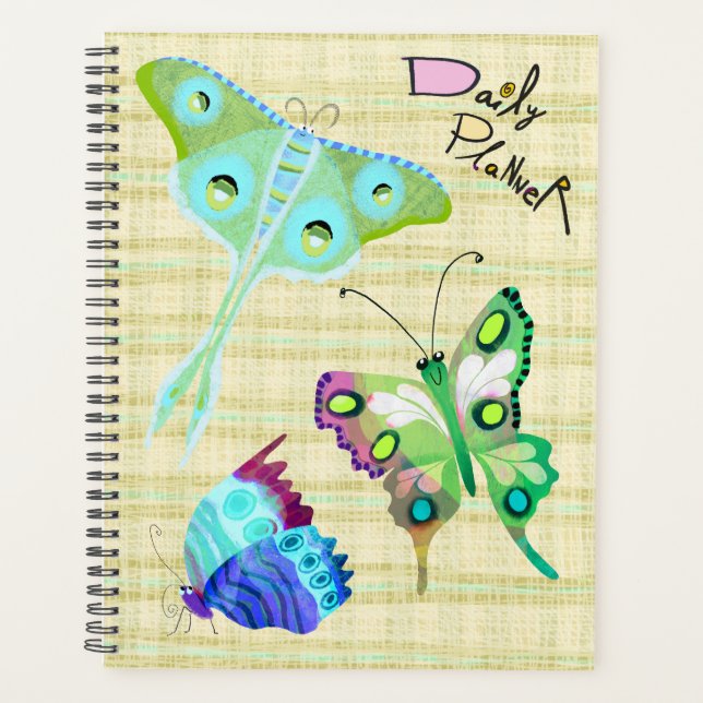 Planificador Diario Mariposas Bonitas (Anverso)