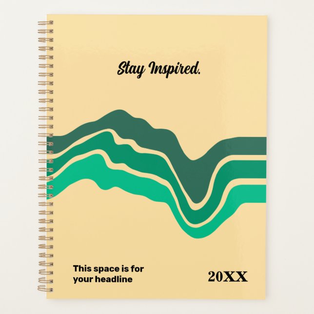 Planificador diario minimalista - Elegante y fluid (Anverso)