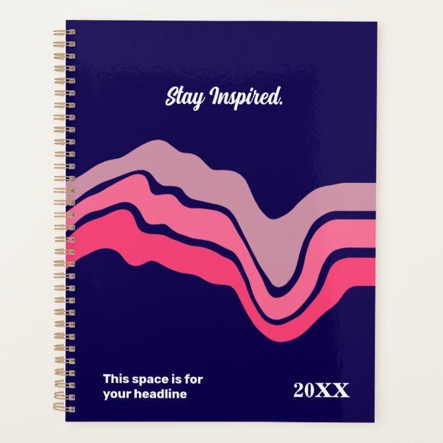 Planificador diario minimalista - Elegante y fluid (Anverso)