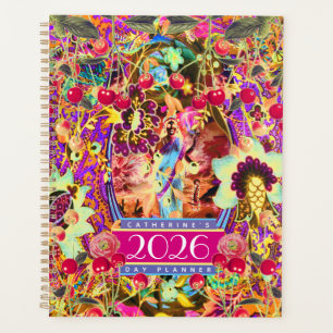 Planificador Diario Neon Diosa Bohemia Vintage 202